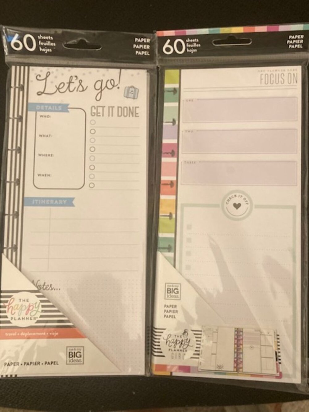 "Happy Planner Skinny Classic Half Sheet Filler Paper, 60 Sheets, 4-1/8" x 9-1/4